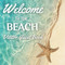 Welcome to the Beach Visitor Guest Book: Sign In Log Book For