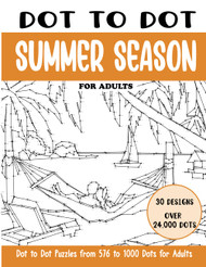 Dot to Dot Summer Season for Adults: Summer Season Connect the Dots