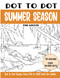 Dot to Dot Summer Season for Adults: Summer Season Connect the Dots