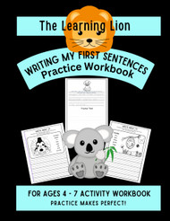 The Learning Lion Writing My First Sentences