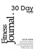 30 Day Fitness Journal.