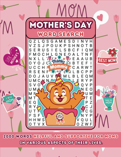 Mothers Day Word Search Large Print