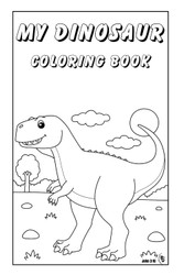 Kid's Dino Coloring Pages: Name that Dino