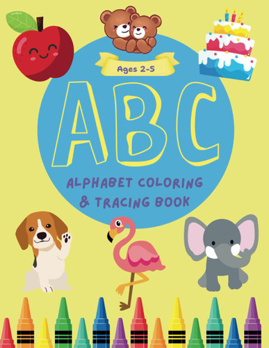 Alphabet Coloring & Tracing Book