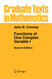 Functions of One Complex Variable