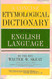 Concise Etymological Dictionary of the English Language