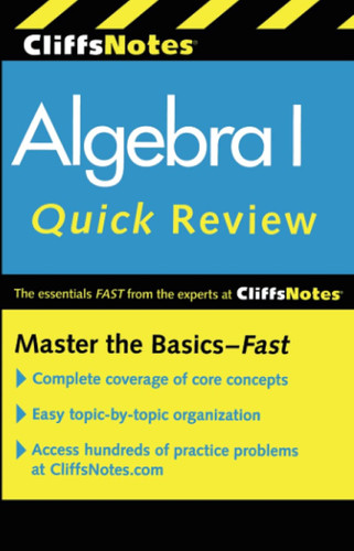 CliffsNotes Algebra I Quick Review: