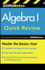 CliffsNotes Algebra I Quick Review:
