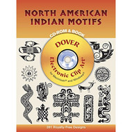 North American Indian Motifs CD-ROM and Book