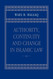 Authority Continuity and Change in Islamic Law