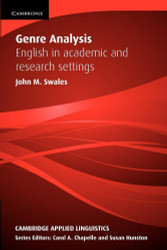 Genre Analysis (Cambridge Applied Linguistics)