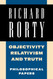 Objectivity Relativism and Truth: Philosophical Papers