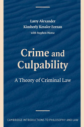Crime and Culpability: A Theory of Criminal Law