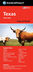 Rand McNally Easy To Read: Texas State Map