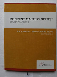 RN Maternal Newborn Nursing Edition 10.0