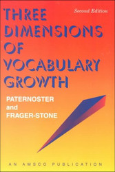 Three Dimensions of Vocabulary Growth (2nd ed - #R450P)