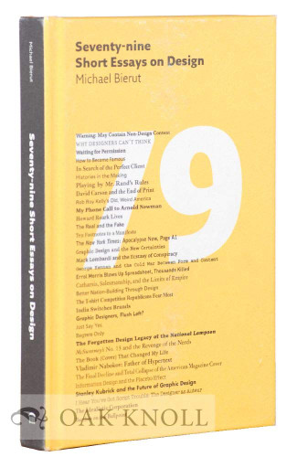 Seventy-nine Short Essays on Design