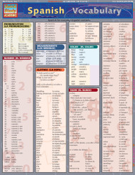 Spanish Vocabulary: a QuickStudy Laminated Reference Guide