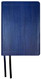 NASB Large Print Compact Gift Bible for Men or Women Blue Leather Cover
