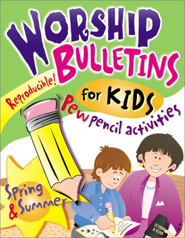 Worship Bulletins Spring & Summer