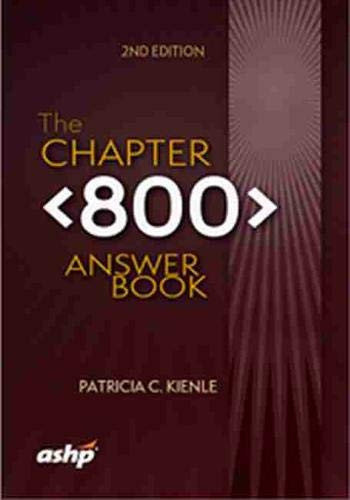 The Chapter <800> Answer Book