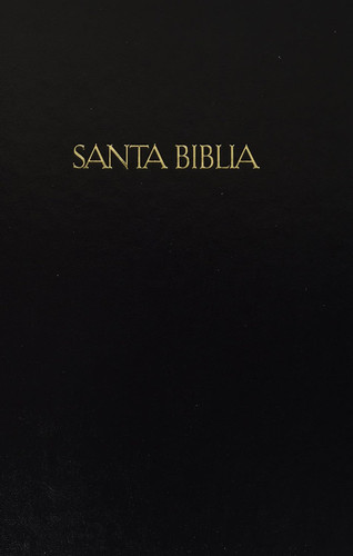Biblia Bilingue Letra Grande negro tapa dura