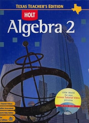 Algebra 2 Texas Teacher's Edition