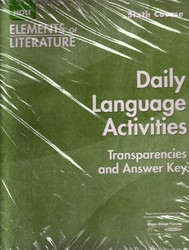 Elements of Literature Daily Language Activities