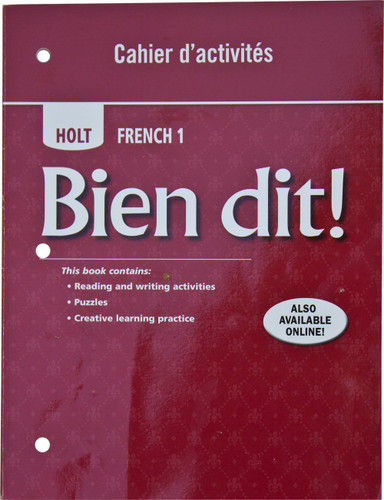 Bien Dit! Holt French 1