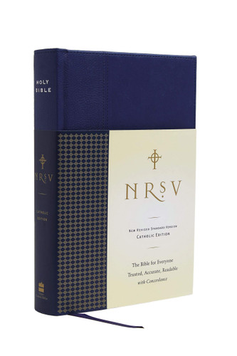 NRSV Standard Catholic Edition Bible Anglicized  Navy/Blue NRSV Standard Catholic Edition Bible Anglicized  Navy/Blue