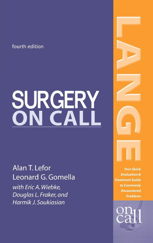 Surgery On Call Fourth Edition
