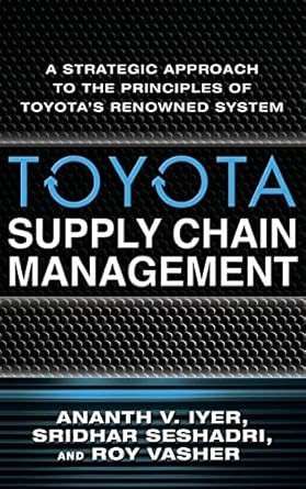 Toyota Supply Chain Management
