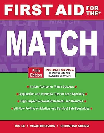 First Aid for the Match