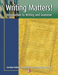 Writing Matters! - Student Book