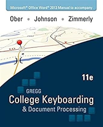 Microsoft Office Word 2013 Manual for Gregg College