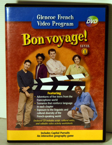 Bon Voyage Level 1 Glencoe French Video Program DVD