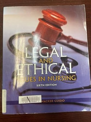 Legal and Ethical Issues in Nursing