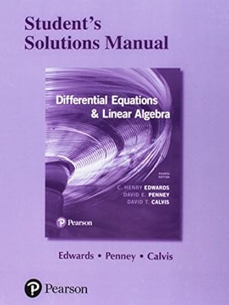 Student Solutions Manual for Differential Equations and Student Solutions Manual for Differential Equations and