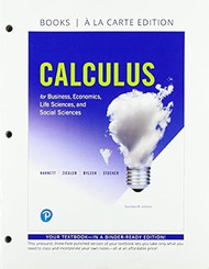 Calculus for Business Economics Life Sciences and Social