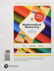 Mathematical Reasoning for Elementary Teachers Media Update