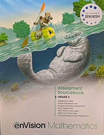 Envision Mathematics 2020 Assessment Sourcebook Grade 4 c. 2020