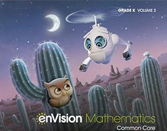 Envision Mathematics 2020 Common Core Student Edition Grade K