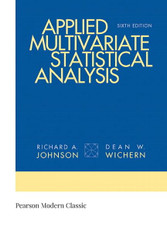 Applied Multivariate Statistical Analysis