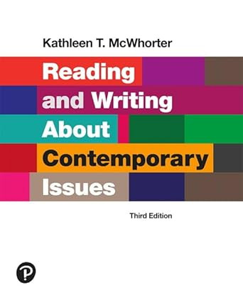 Reading and Writing About Contemporary Issues