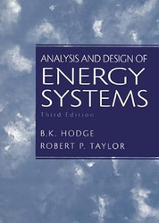 Analysis and Design of Energy Systems