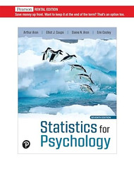 Statistics for Psychology [RENTAL EDITION]