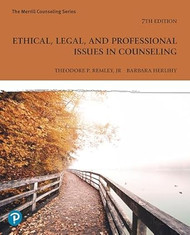 Ethical Legal and Professional Issues in Counseling