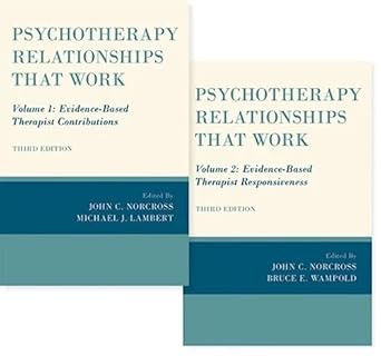 Psychotherapy Relationships that Work 2 vol set