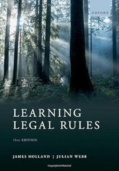 Learning Legal Rules