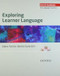 Exploring Learner Language